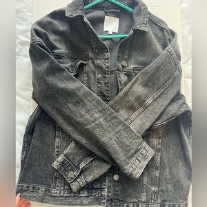 Oversized denim jacket